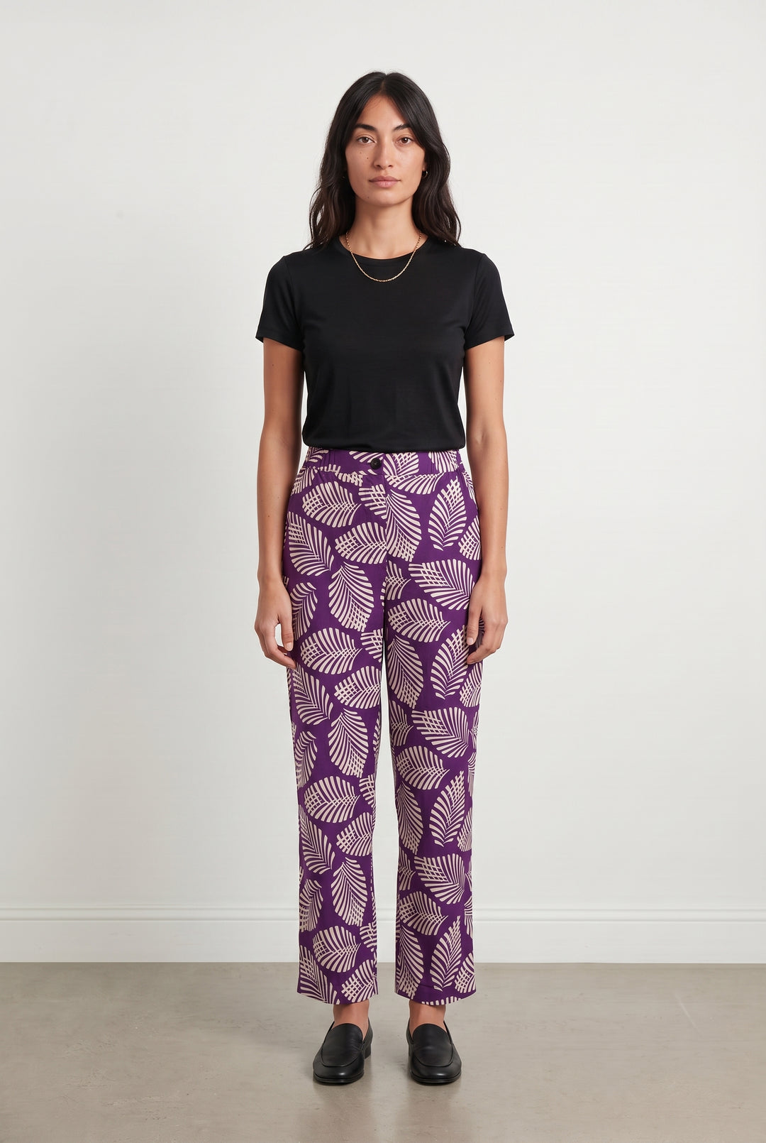Pantalon Violet et Blanc - Taille XS/34 de la marque Chloé Stora | PARAD108200 - Vendu par Paradigme - Image 1