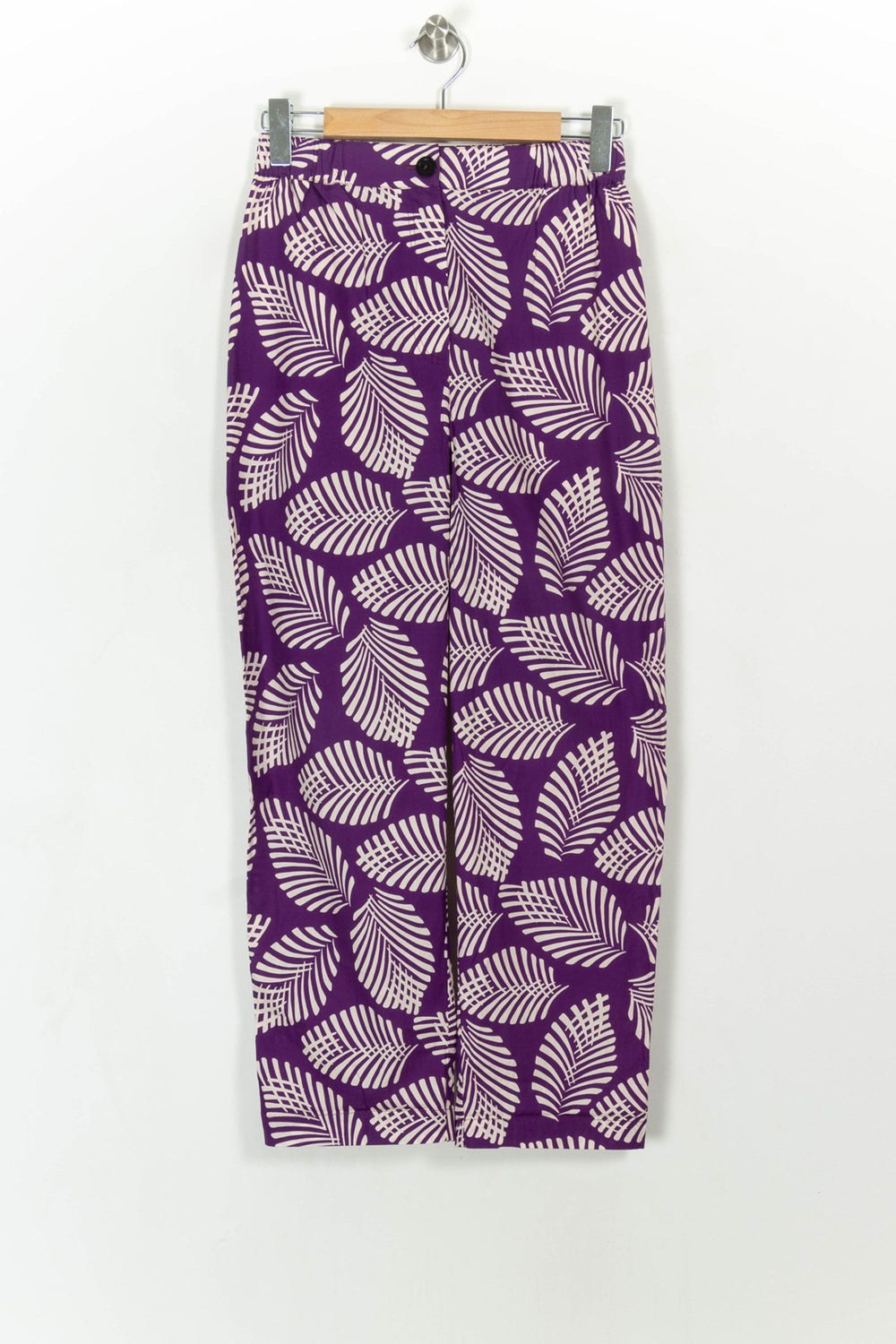 Pantalon Violet et Blanc - Taille XS/34 de la marque Chloé Stora | PARAD108200 - Vendu par Paradigme - Image 2