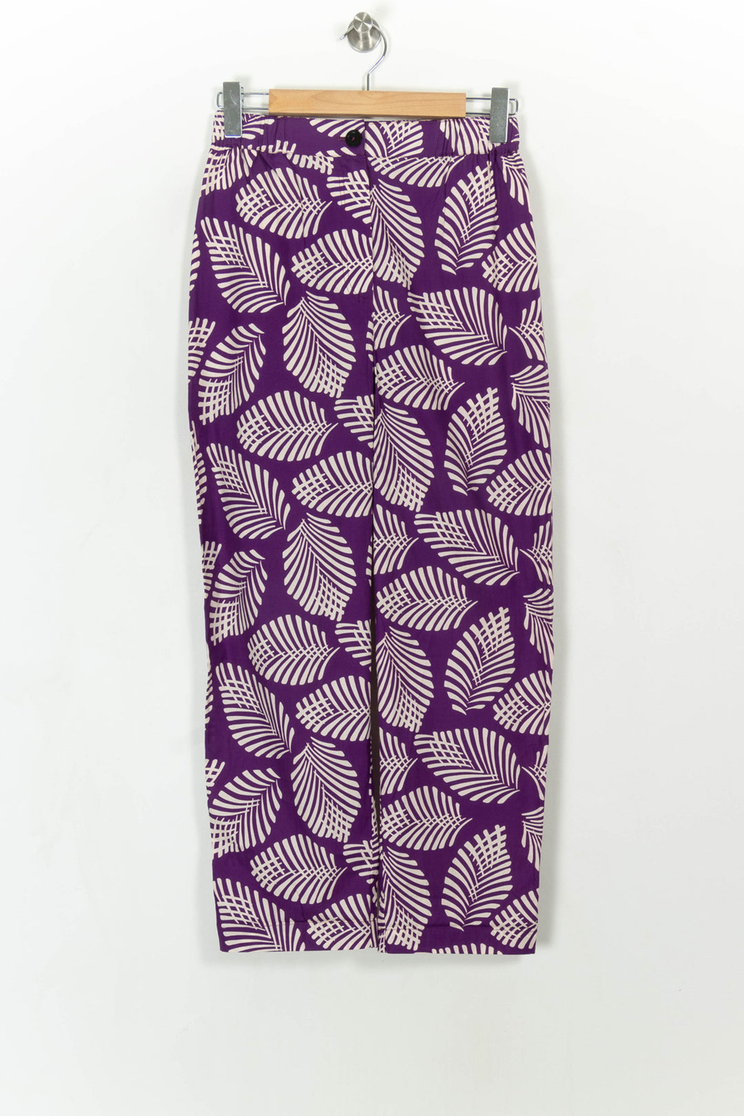 Pantalon Violet et Blanc - Taille XS/34 de la marque Chloé Stora | PARAD108200 - Vendu par Paradigme - Image 2