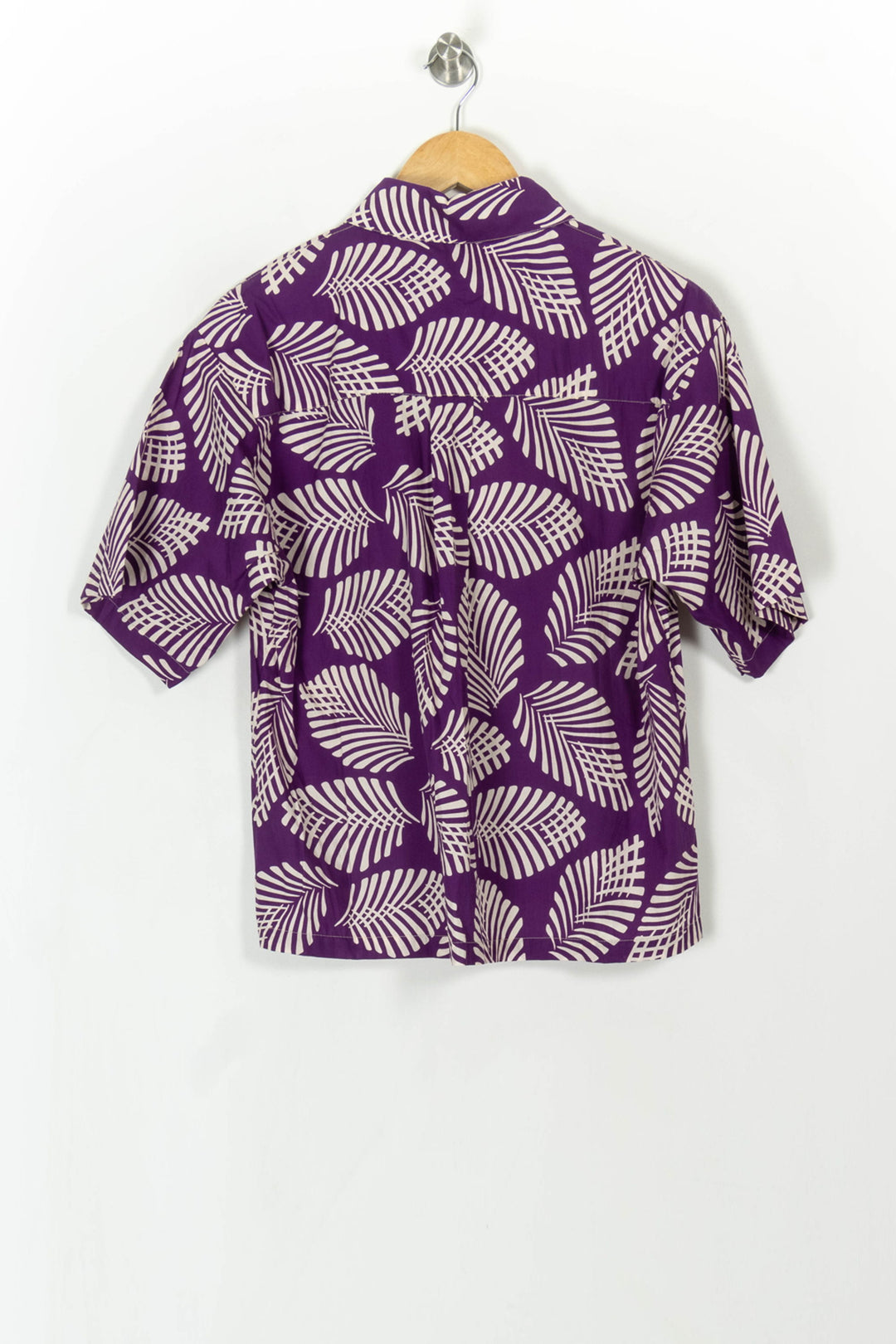 Chemise à Manches Courtes Violette et Blanche - Taille L/40 de la marque Chloé Stora | PARAD108203 - Vendu par Paradigme - Image 4