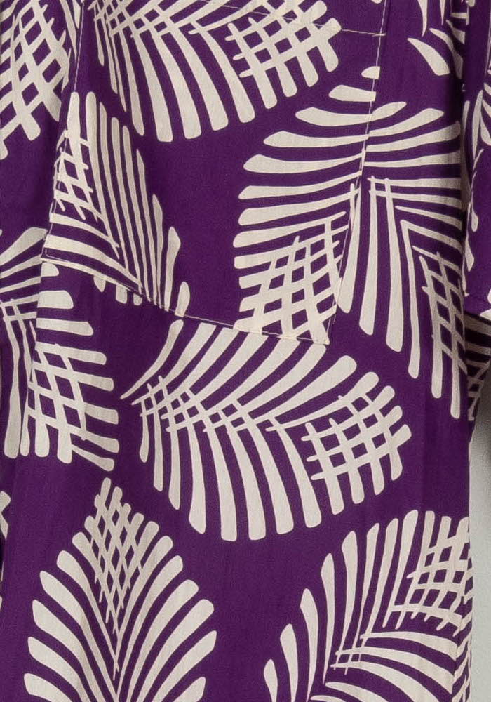 Chemise à Manches Courtes Violette et Blanche - Taille L/40 de la marque Chloé Stora | PARAD108203 - Vendu par Paradigme - Image 3