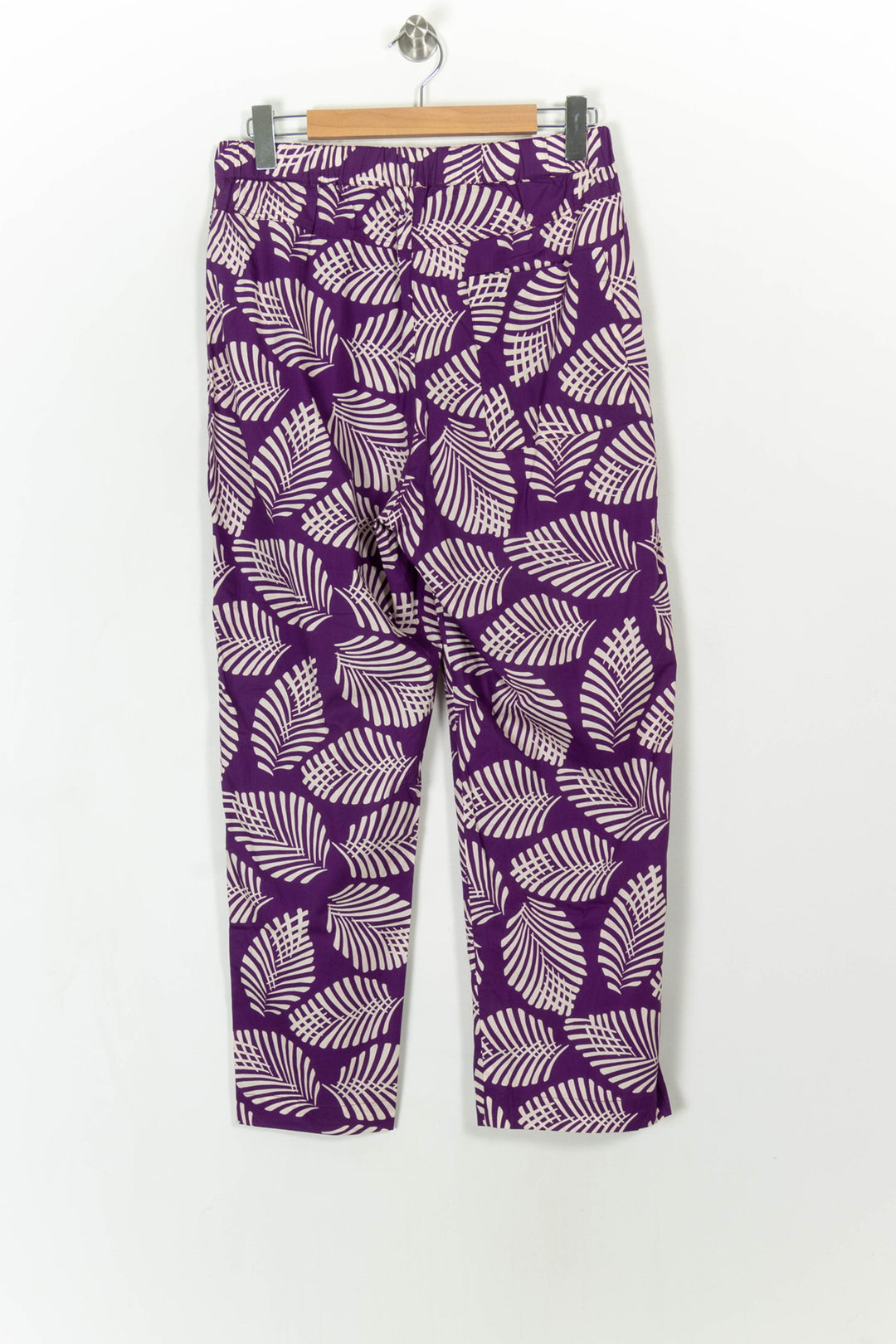 Pantalon Violet et Blanc - Taille XL/42 de la marque Chloé Stora | PARAD108204 - Vendu par Paradigme - Image 4