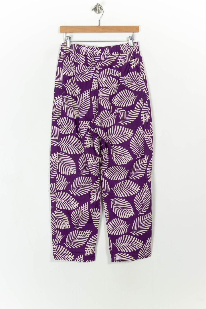 Pantalon Violet et Blanc - Taille S/36 de la marque Chloé Stora | PARAD108205 - Vendu par Paradigme - Image 4