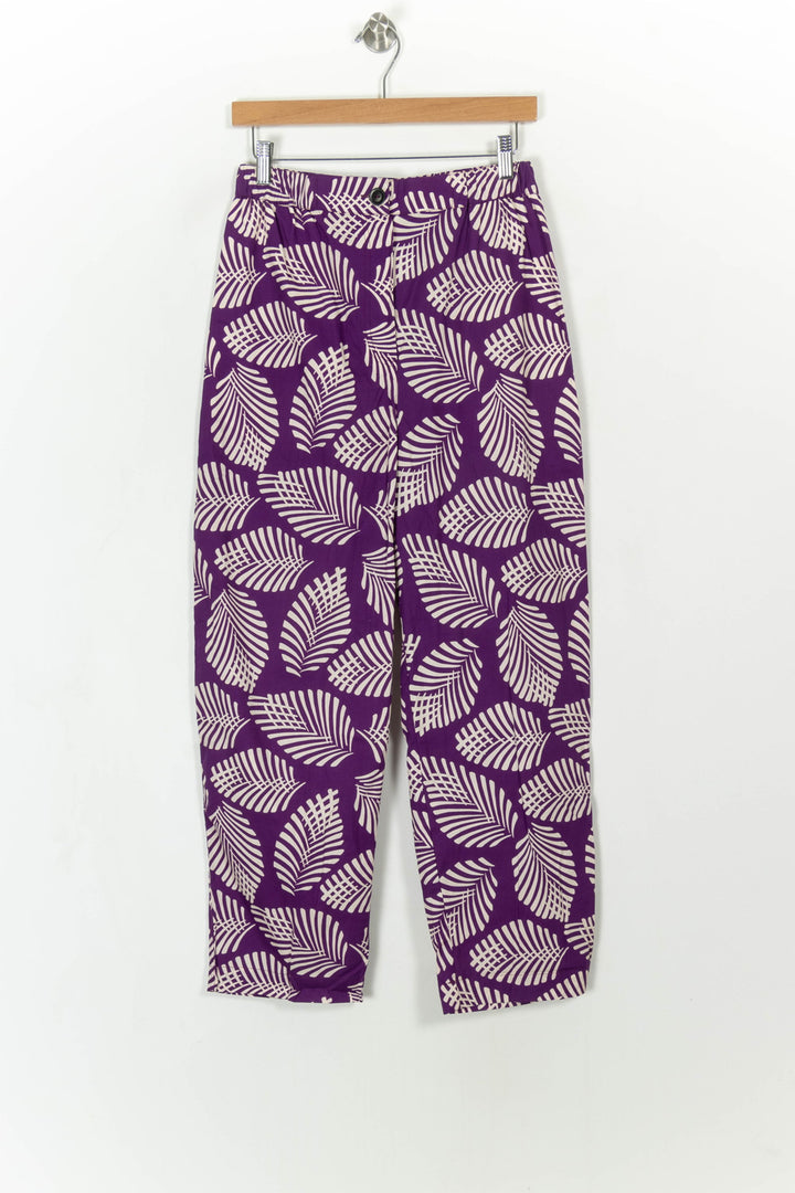Pantalon Violet et Blanc - Taille S/36 de la marque Chloé Stora | PARAD108205 - Vendu par Paradigme - Image 2