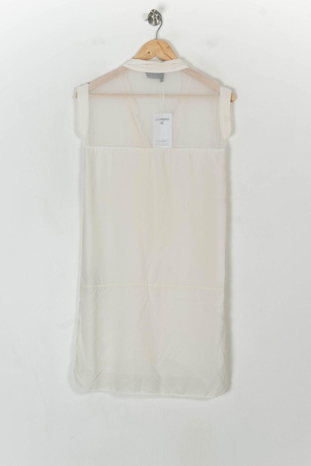 Robe Chemise Blanche - Taille XS/34 de la marque The Kooples | PARAD108209 - Vendu par Paradigme - Image 5