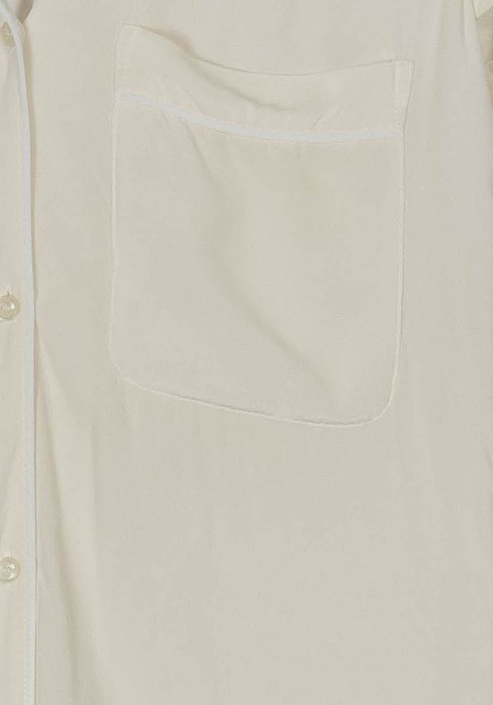 Robe Chemise Blanche - Taille XS/34 de la marque The Kooples | PARAD108209 - Vendu par Paradigme - Image 3