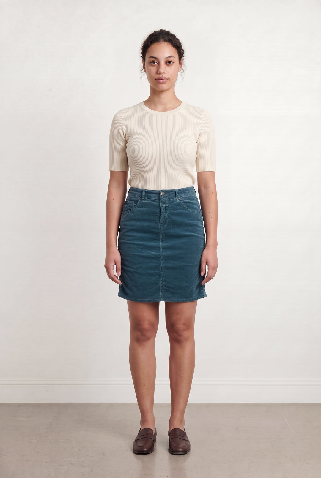 Jupe Courte Bleue - Taille L/40 de la marque Closed | PARAD108213 - Vendu par Paradigme - Image 1