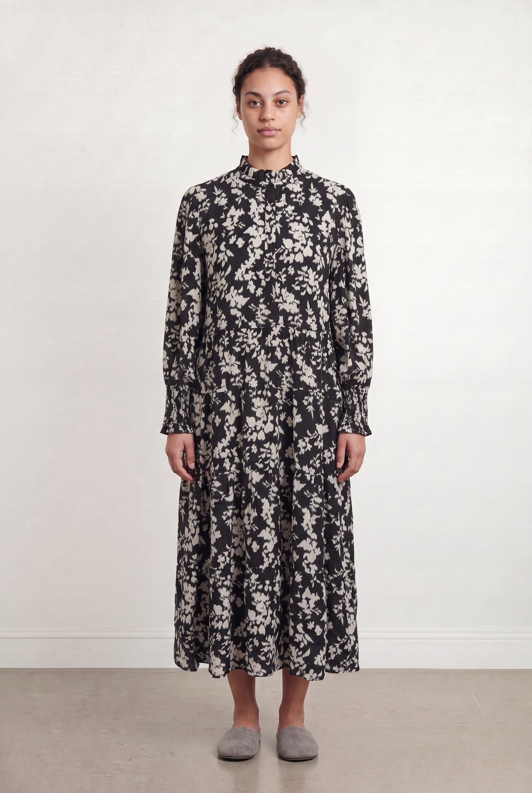 Robe Longue Noire et Blanche - Taille XL/42 de la marque Petite Mendigote | PARAD108215 - Vendu par Paradigme - Image 1