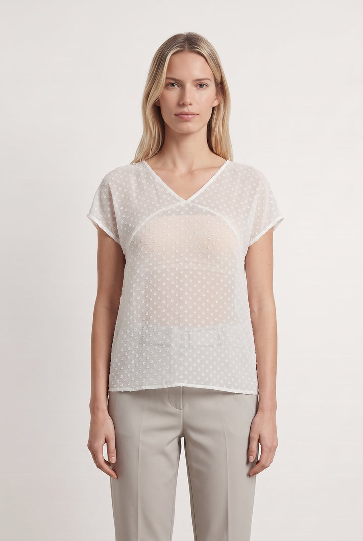 Blouse Blanche - Taille M/38 de la marque Comptoir des Cotonniers | PARAD108216 - Vendu par Paradigme - Image 1