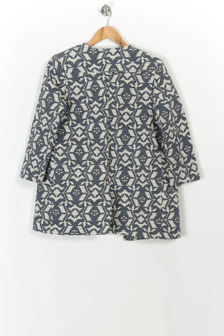 Manteau Bleu et Blanc - Taille S/36 de la marque Opullence | PARAD108217 - Vendu par Paradigme - Image 4