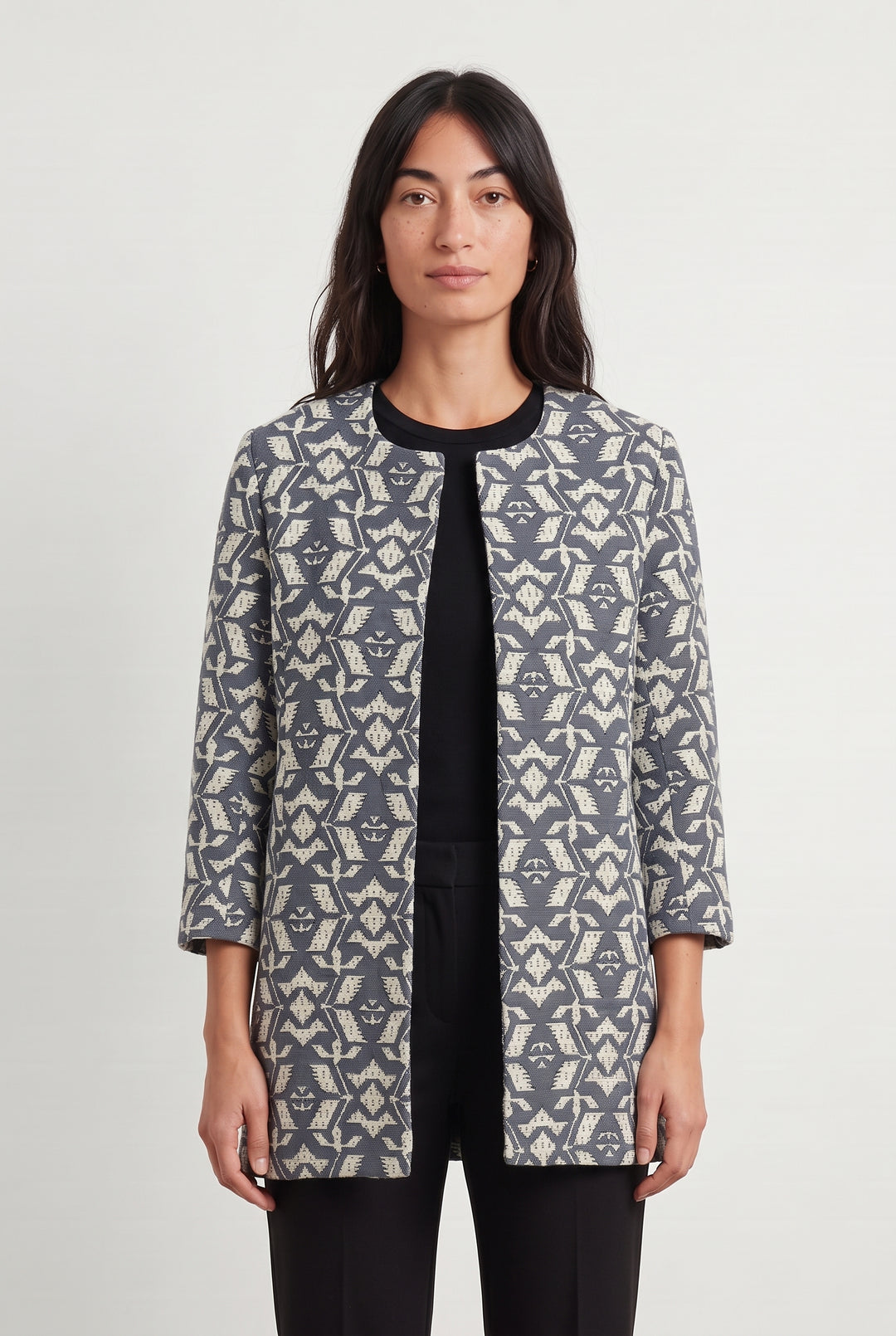 Manteau Bleu et Blanc - Taille S/36 de la marque Opullence | PARAD108217 - Vendu par Paradigme - Image 1