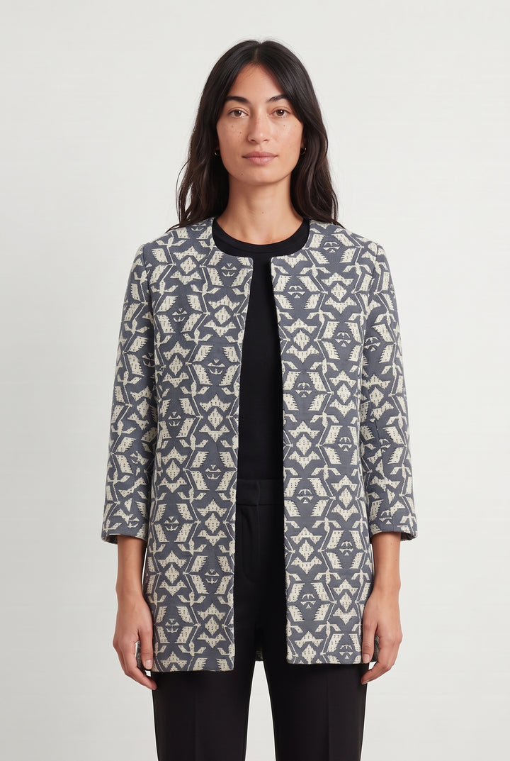 Manteau Bleu et Blanc - Taille S/36 de la marque Opullence | PARAD108217 - Vendu par Paradigme - Image 1