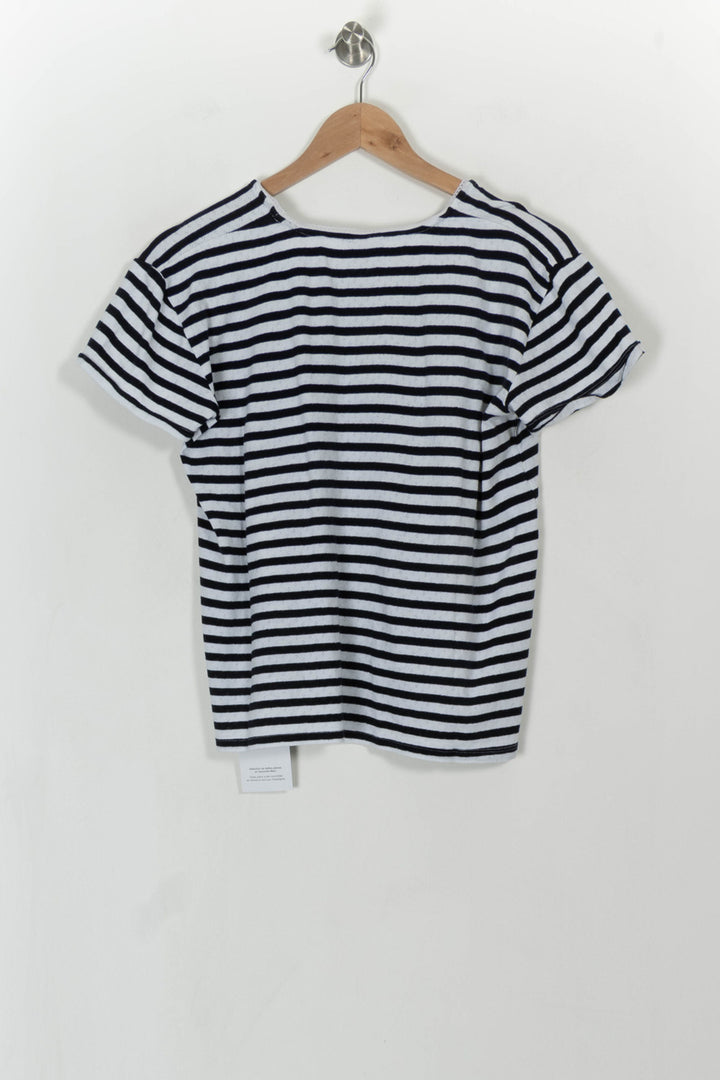 Tee-shirt Rayé Noir et Blanc - Taille S/36 de la marque Karl Marc John | PARAD108224 - Vendu par Paradigme - Image 4