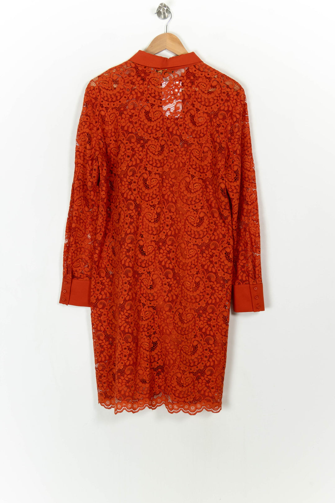 Robe en dentelle orange - Taille XXL/44 de la marque Maison 123 | PARAD108228 - Vendu par Paradigme - Image 4
