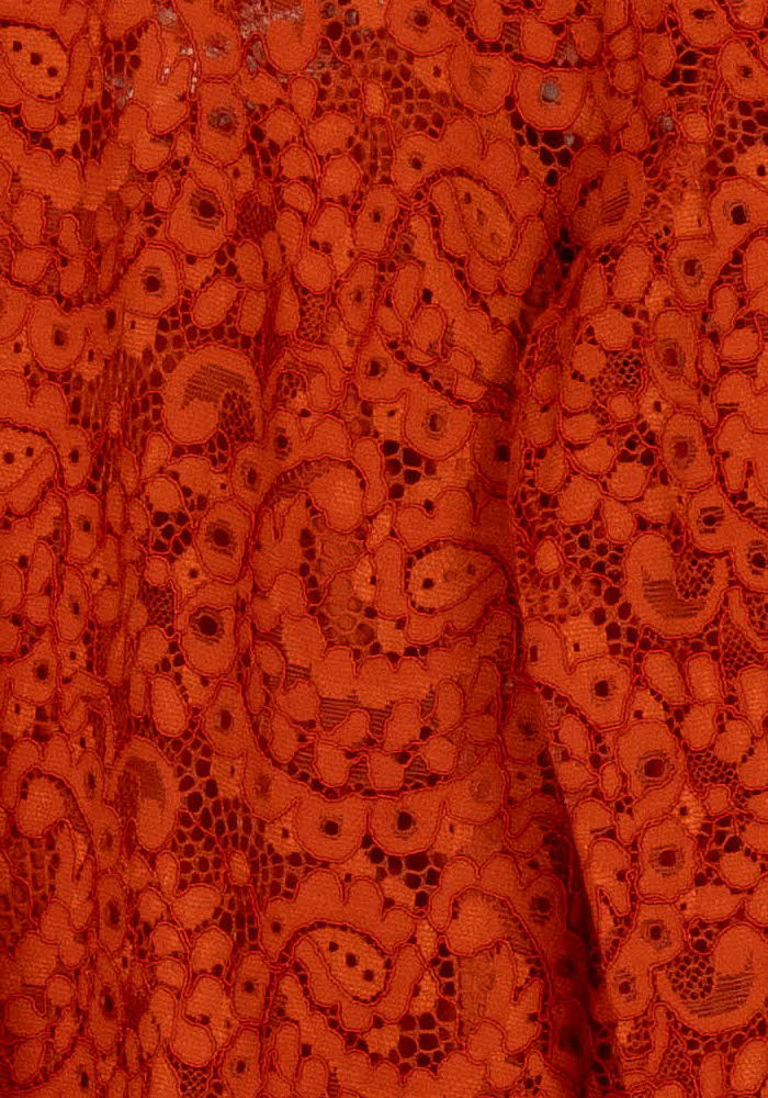 Robe en dentelle orange - Taille XXL/44 de la marque Maison 123 | PARAD108228 - Vendu par Paradigme - Image 3