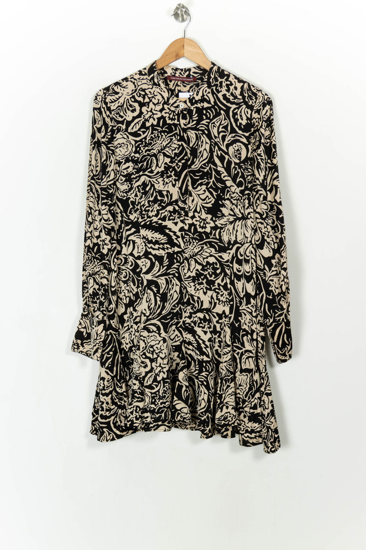 Robe Courte Noire et Beige - Taille XXL/44 de la marque Comptoir des Cotonniers | PARAD108232 - Vendu par Paradigme - Image 2