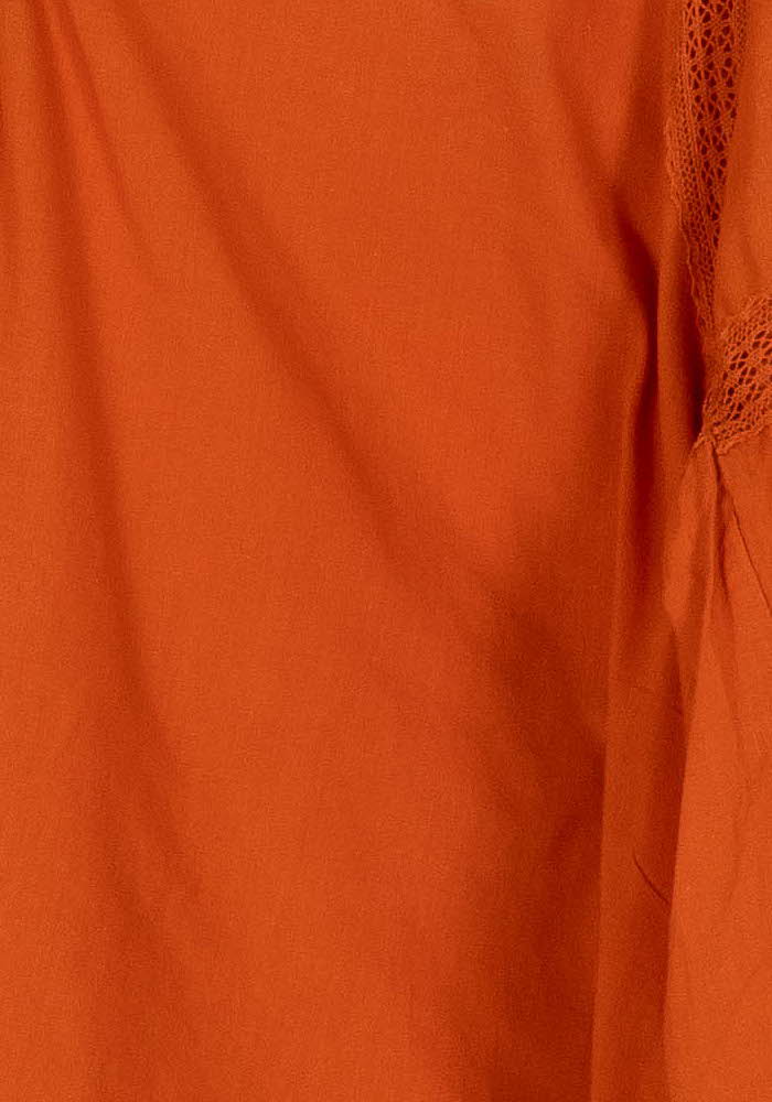 Blouse Orange - Taille M/38 de la marque Galeries Lafayette | PARAD108233 - Vendu par Paradigme - Image 3