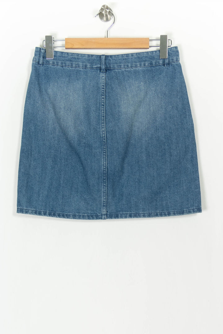 Jupe en Jean Bleue - Taille L/40 de la marque Galeries Lafayette | PARAD108240 - Vendu par Paradigme - Image 4