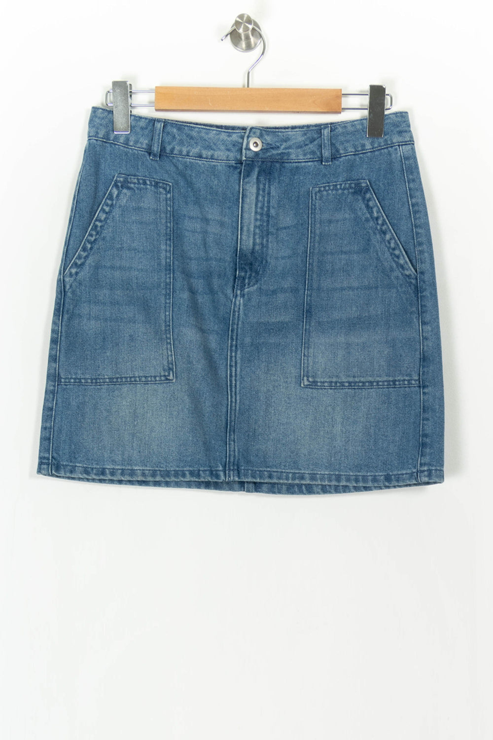 Jupe en Jean Bleue - Taille L/40 de la marque Galeries Lafayette | PARAD108240 - Vendu par Paradigme - Image 2