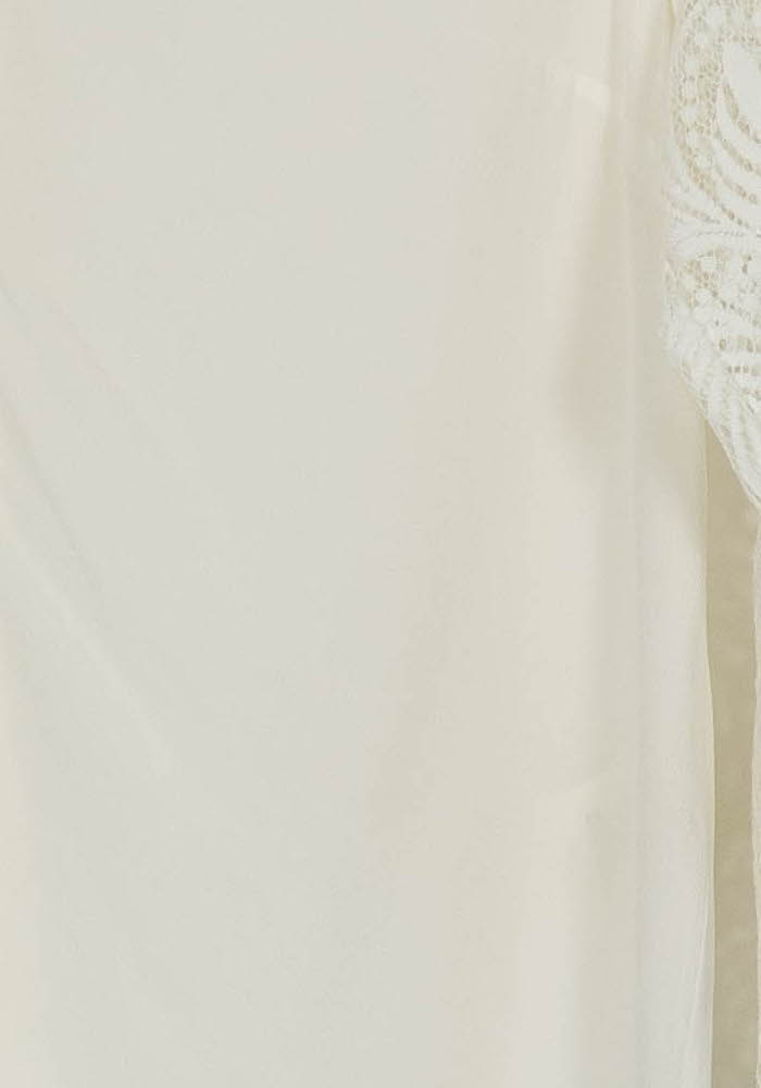 Blouse Dentelle Beige - Taille XS/34 de la marque Sézane | PARAD108242 - Vendu par Paradigme - Image 3