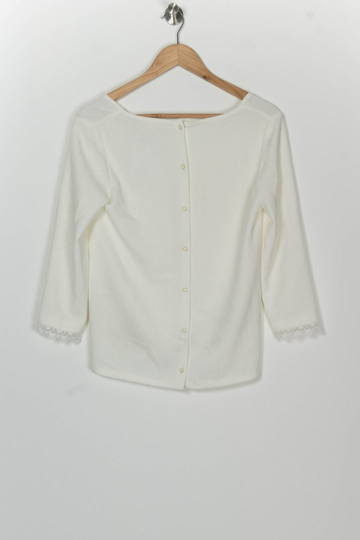 Chemisier Beige - Taille XS/34 de la marque Sézane | PARAD108248 - Vendu par Paradigme - Image 5