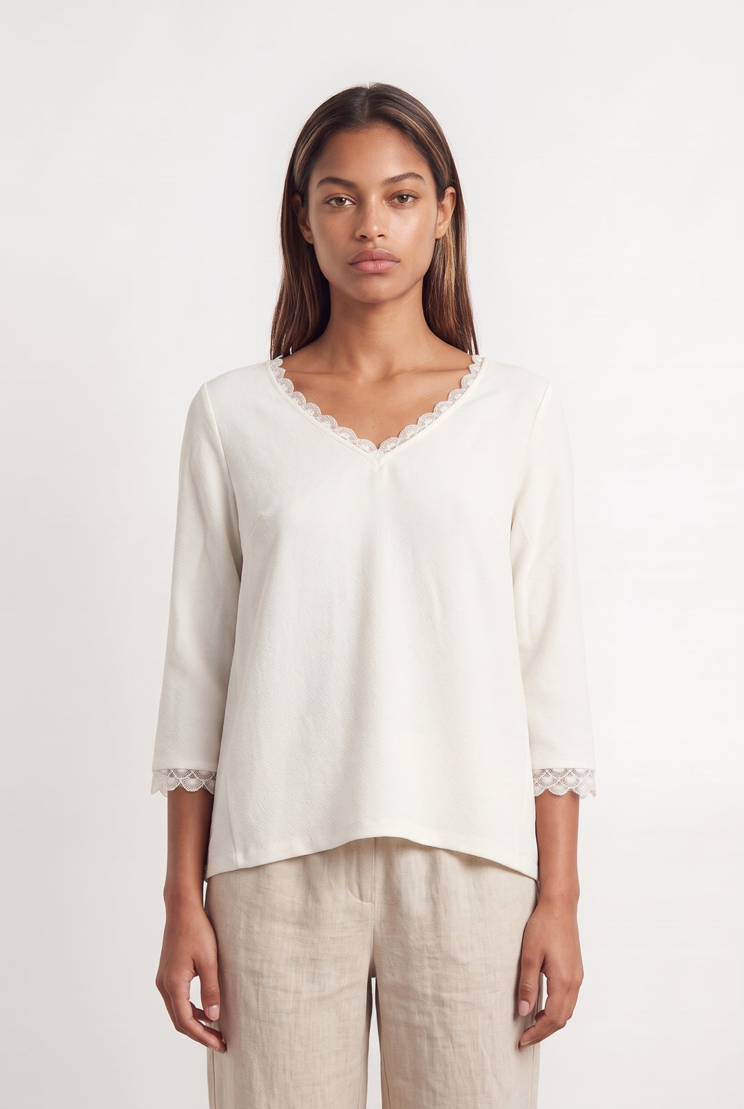 Chemisier Beige - Taille XS/34 de la marque Sézane | PARAD108248 - Vendu par Paradigme - Image 1