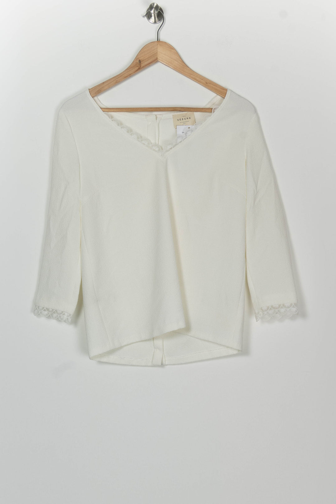 Chemisier Beige - Taille XS/34 de la marque Sézane | PARAD108248 - Vendu par Paradigme - Image 2