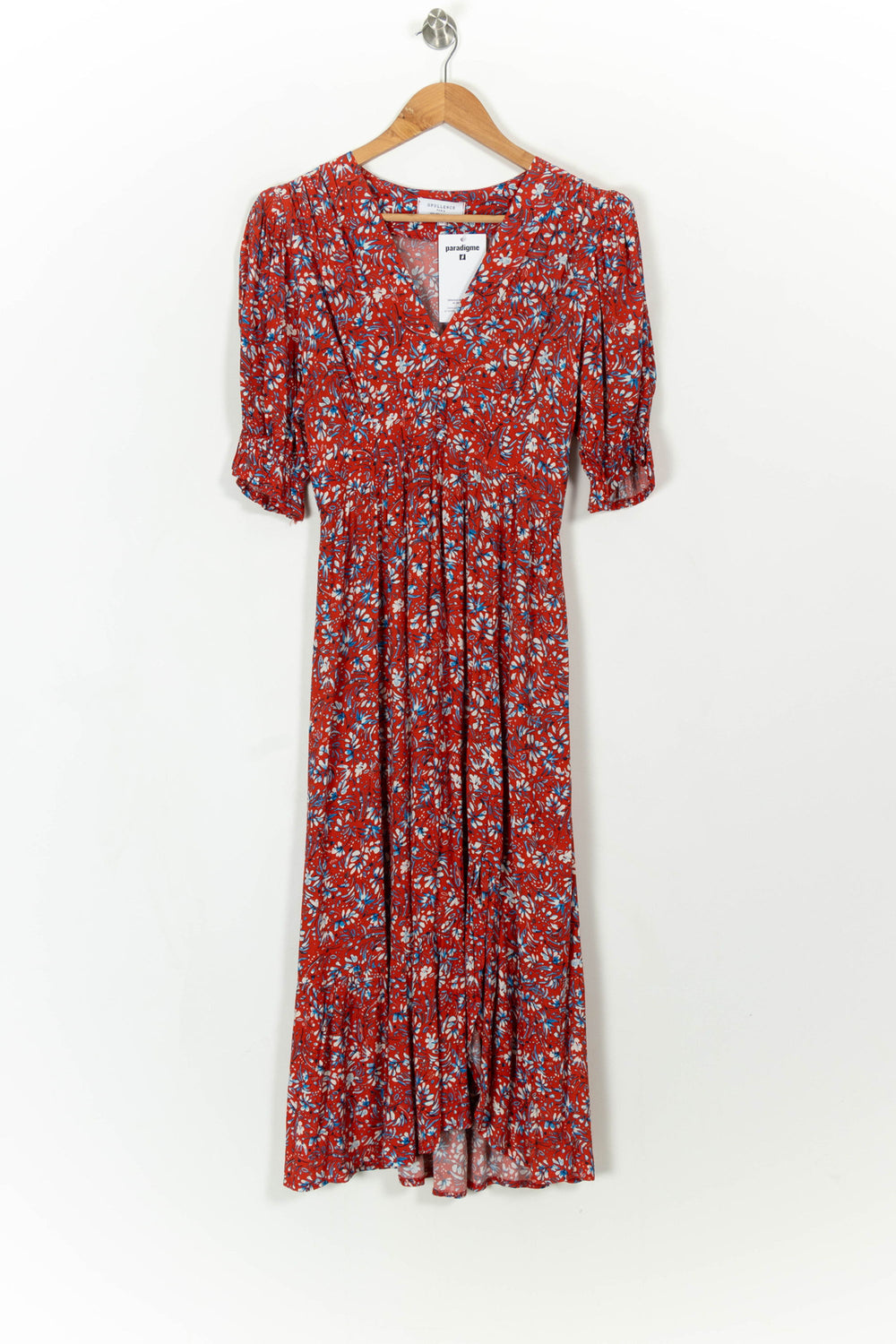 Robe Longue Rouge et Blanche - Taille XS/34 de la marque Opullence | PARAD108249 - Vendu par Paradigme - Image 2