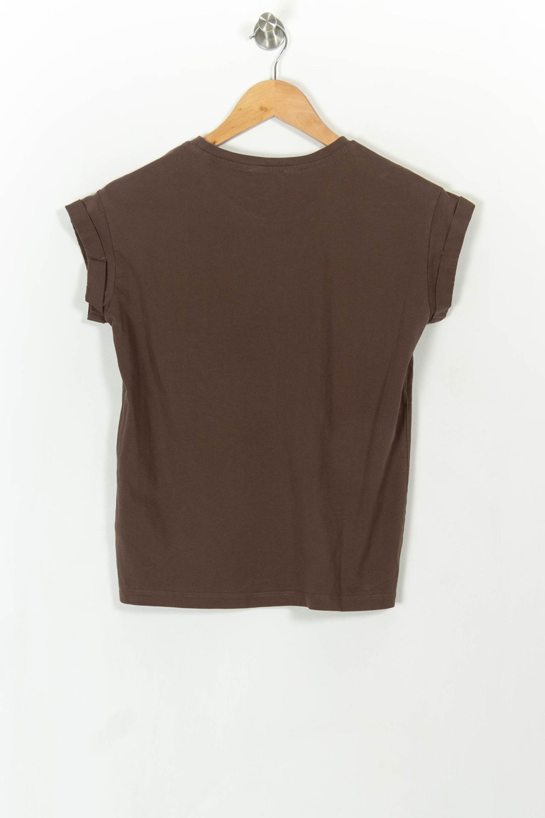 Tee-shirt Manches Courtes Marron - Taille S/36 de la marque Grace & Mila | PARAD108250 - Vendu par Paradigme - Image 4