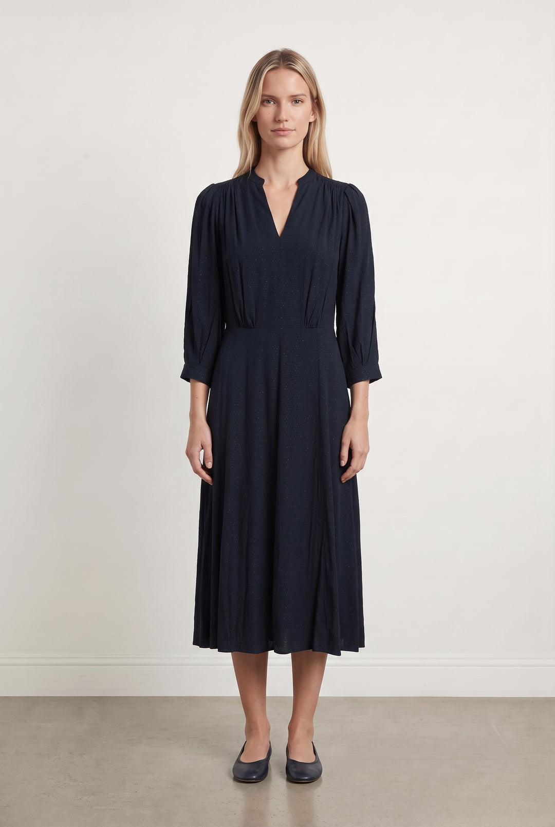 Robe Longue Bleue - Taille S/36 de la marque Tara Jarmon | PARAD108255 - Vendu par Paradigme - Image 1