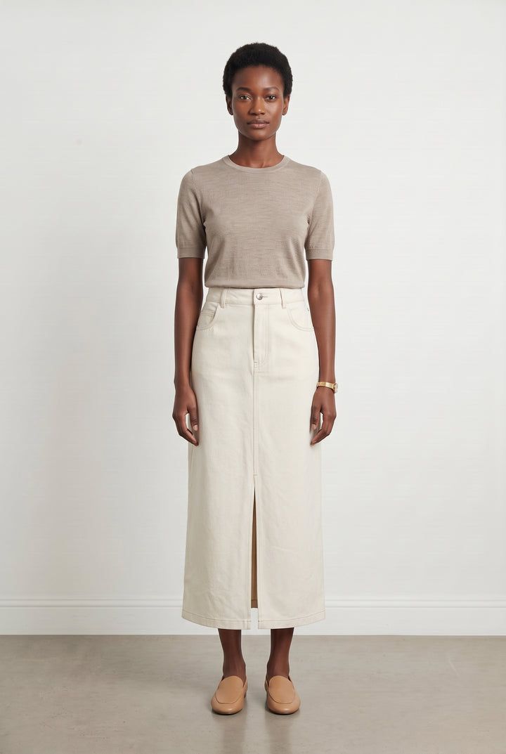 Jupe Longue Beige - Taille XS/34 de la marque Des petits hauts | PARAD108256 - Vendu par Paradigme - Image 1