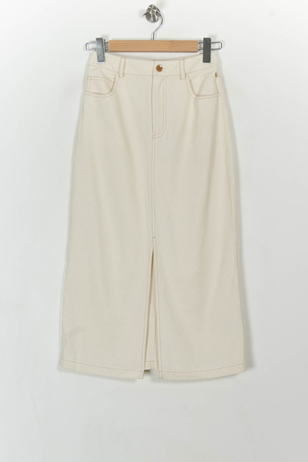 Jupe Longue Beige - Taille XS/34 de la marque Des petits hauts | PARAD108256 - Vendu par Paradigme - Image 2