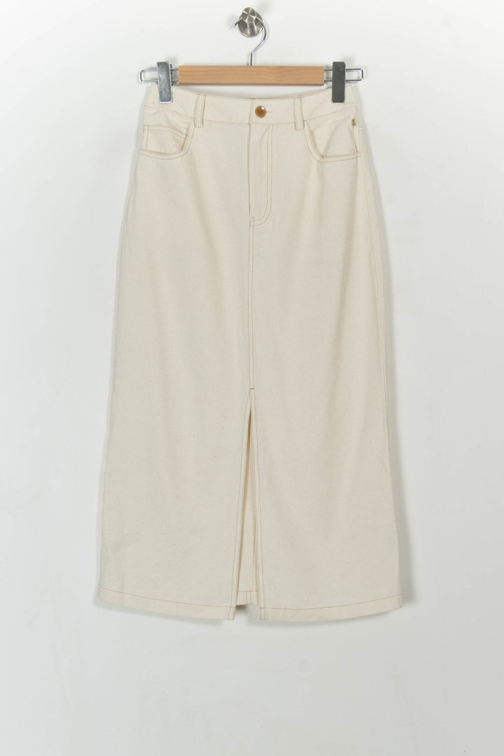 Jupe Longue Beige - Taille XS/34 de la marque Des petits hauts | PARAD108256 - Vendu par Paradigme - Image 2