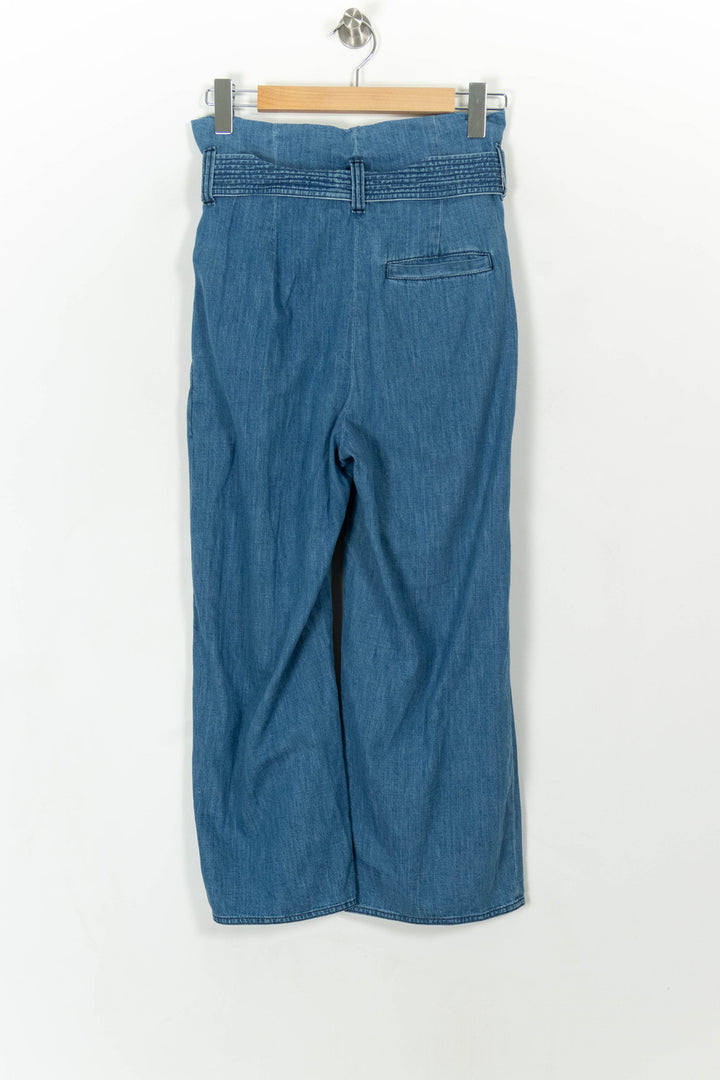 Pantalon Large Bleu - Taille S/36 de la marque Vanessa Bruno | PARAD108257 - Vendu par Paradigme - Image 4