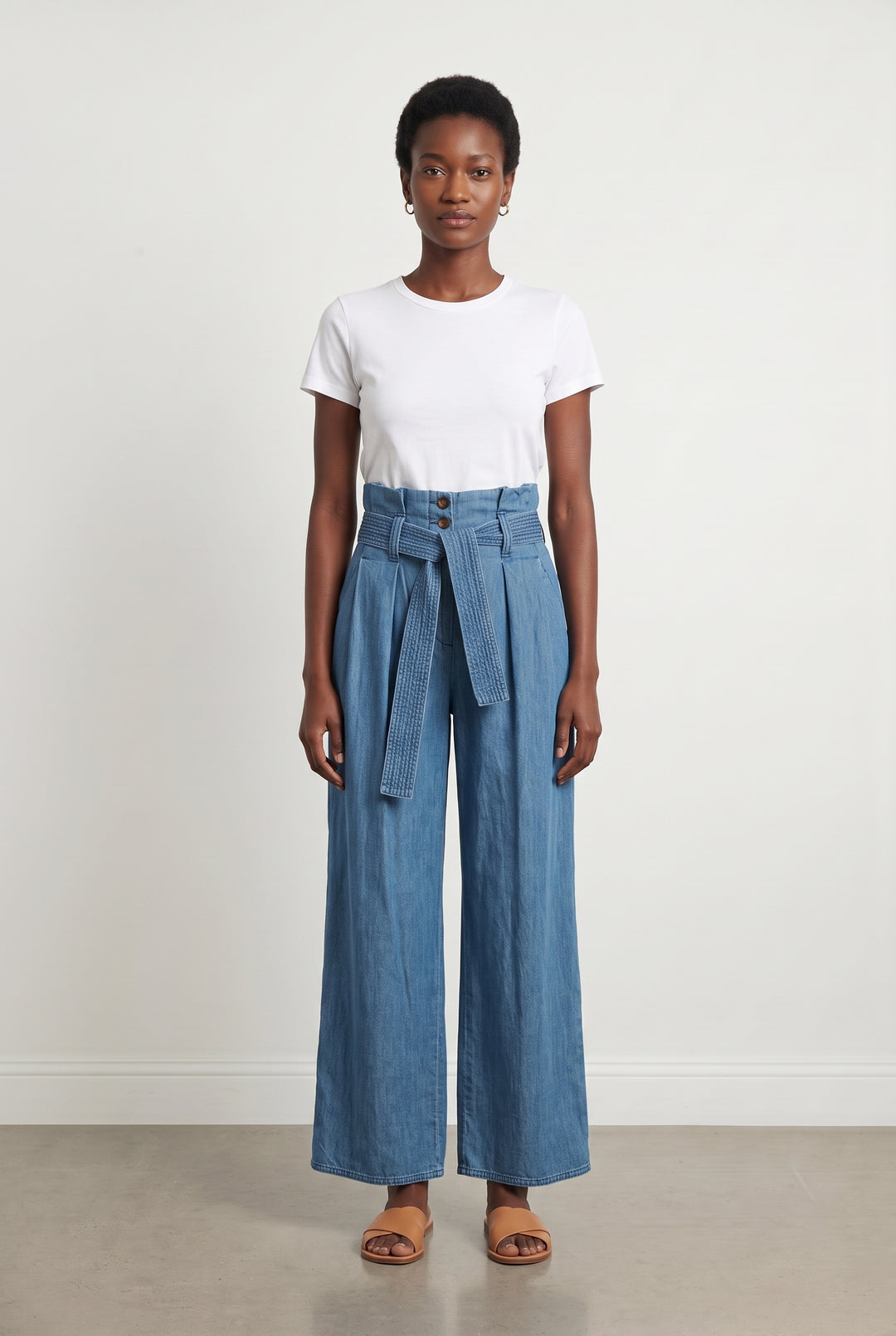 Pantalon Large Bleu - Taille S/36 de la marque Vanessa Bruno | PARAD108257 - Vendu par Paradigme - Image 1