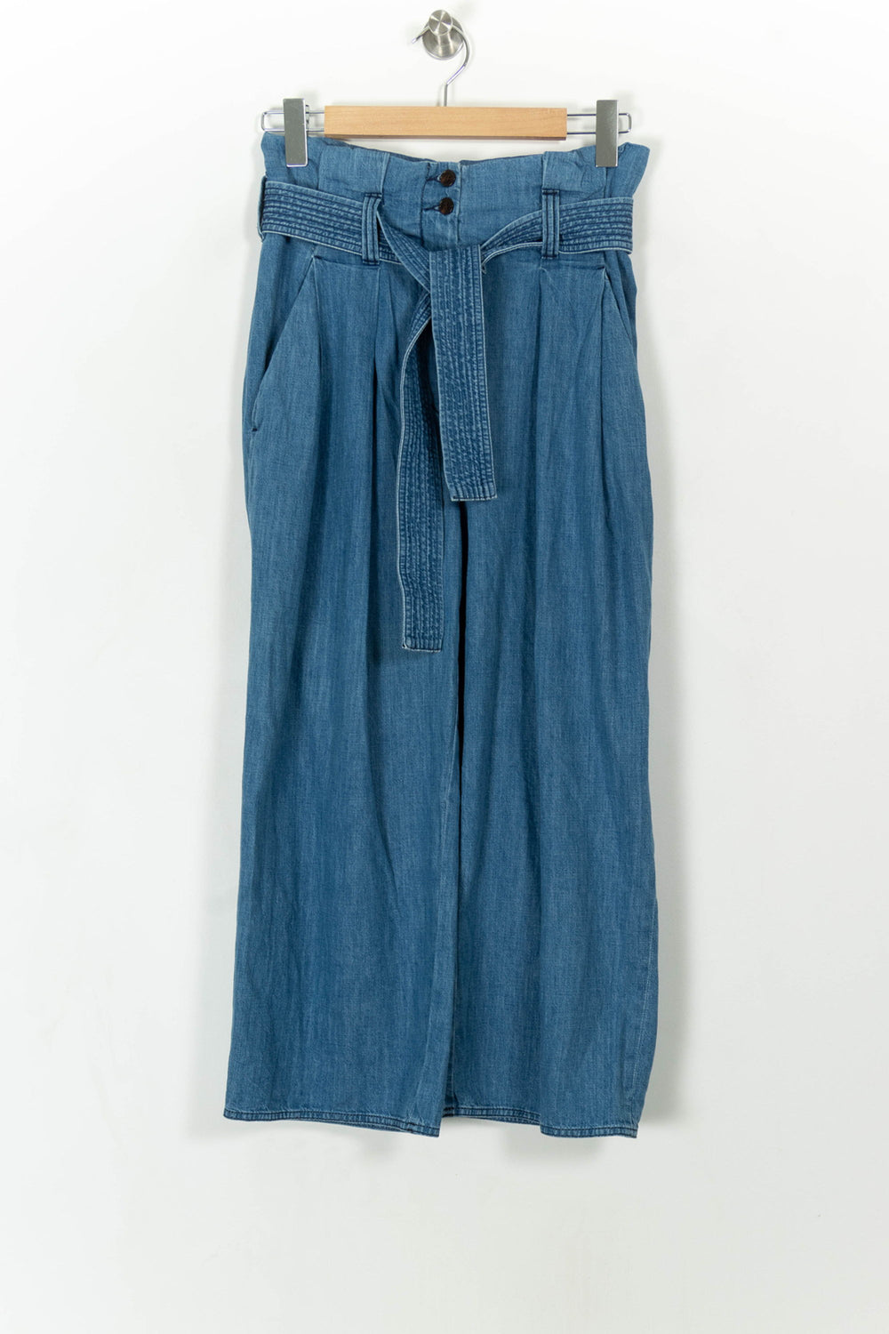 Pantalon Large Bleu - Taille S/36 de la marque Vanessa Bruno | PARAD108257 - Vendu par Paradigme - Image 2