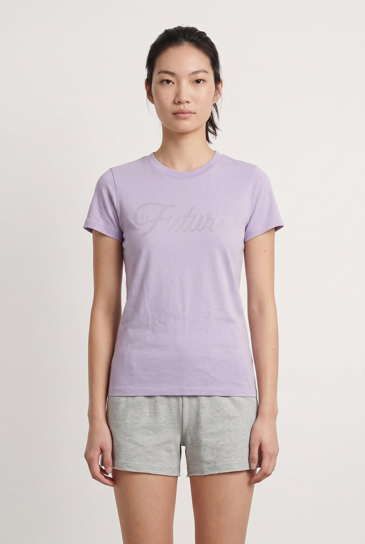 Tee-shirt Violet - Taille XS/34 de la marque From Future | PARAD108265 - Vendu par Paradigme - Image 1