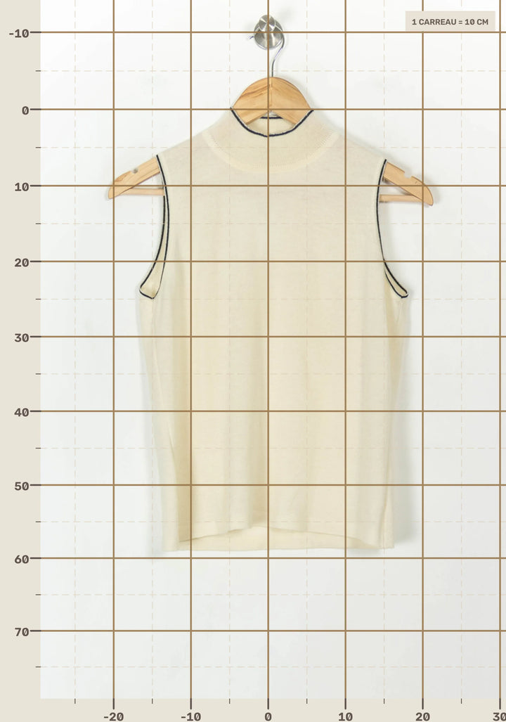 Débardeur Beige - Taille L/40 de la marque Rodier | PARAD108267 - Vendu par Paradigme - Image 4