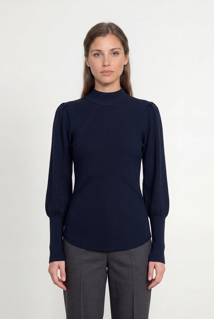Pull Bleu - Taille S/36 de la marque Tara Jarmon | PARAD108270 - Vendu par Paradigme - Image 1