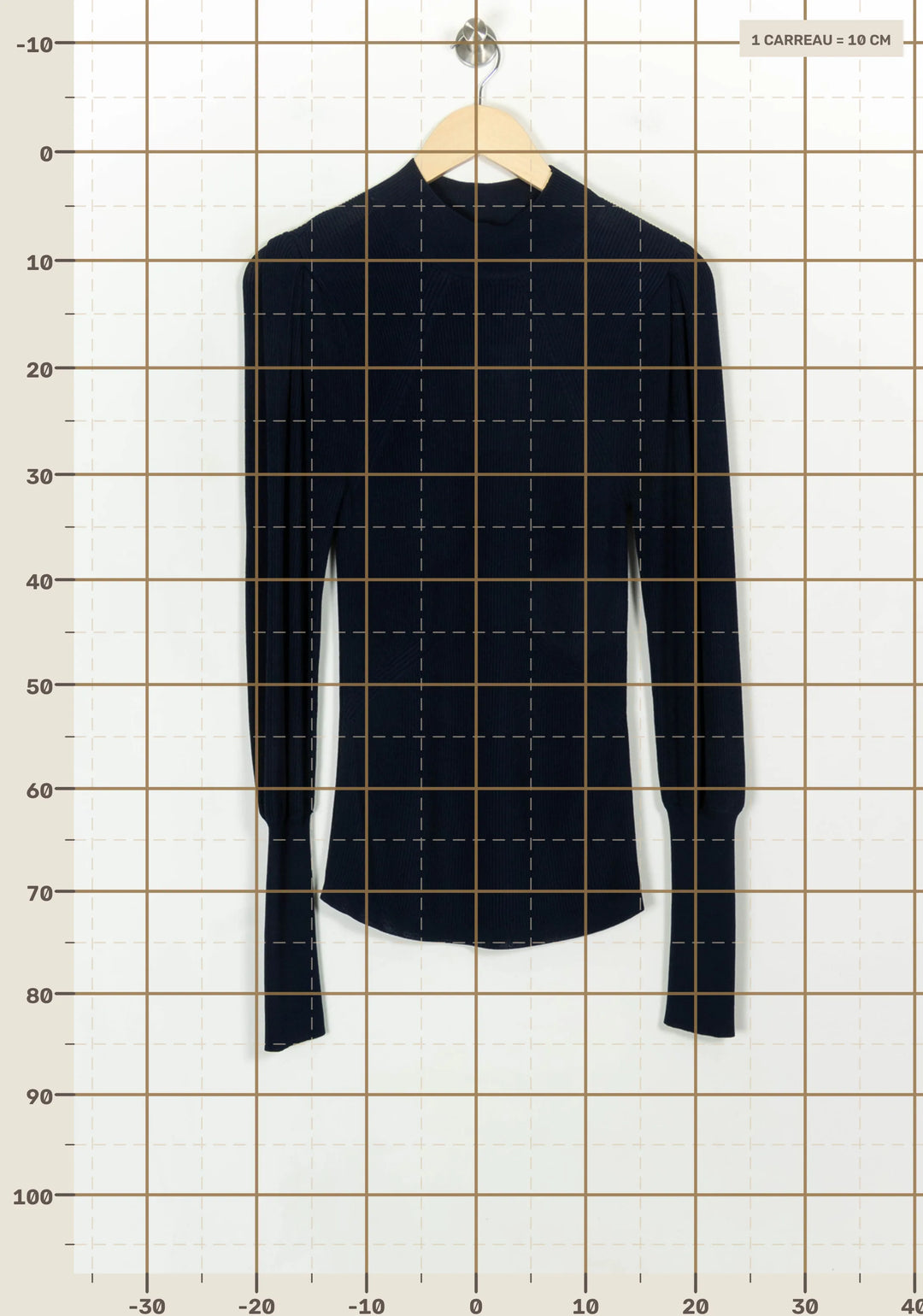 Pull Bleu - Taille S/36 de la marque Tara Jarmon | PARAD108270 - Vendu par Paradigme - Image 4