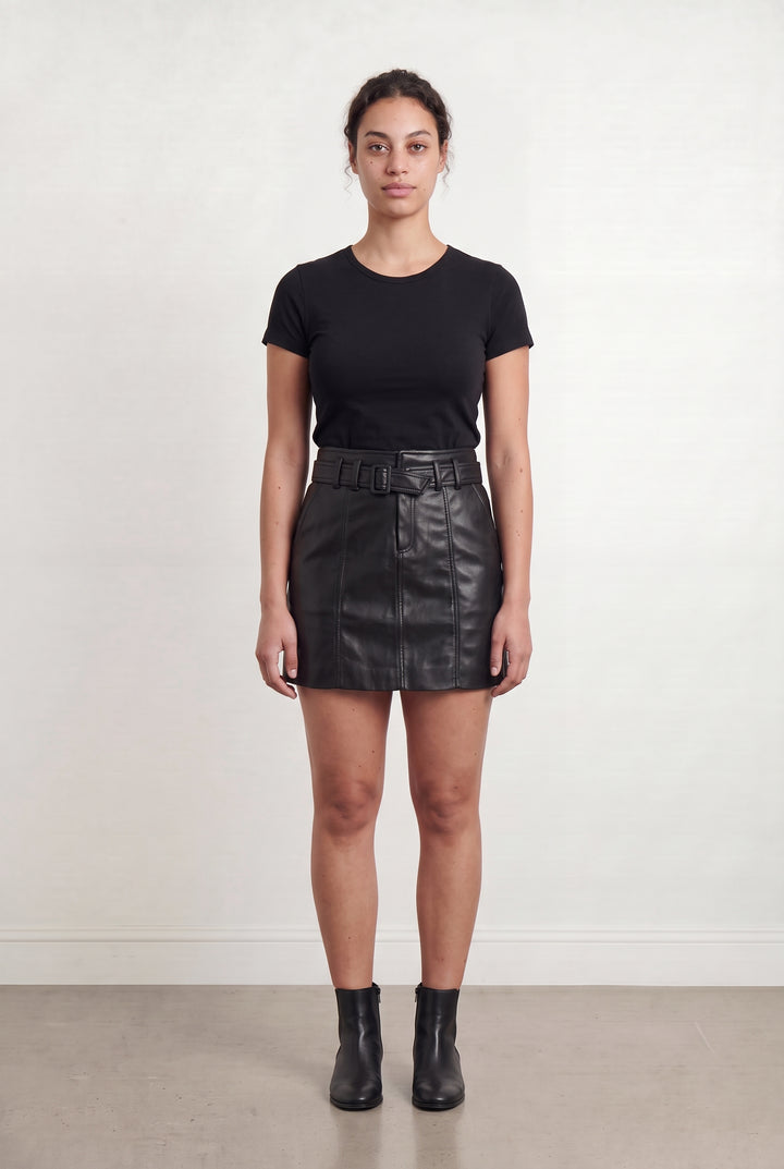Jupe Courte Noire - Taille L/40 de la marque La Fée Maraboutée | PARAD108280 - Vendu par Paradigme - Image 1