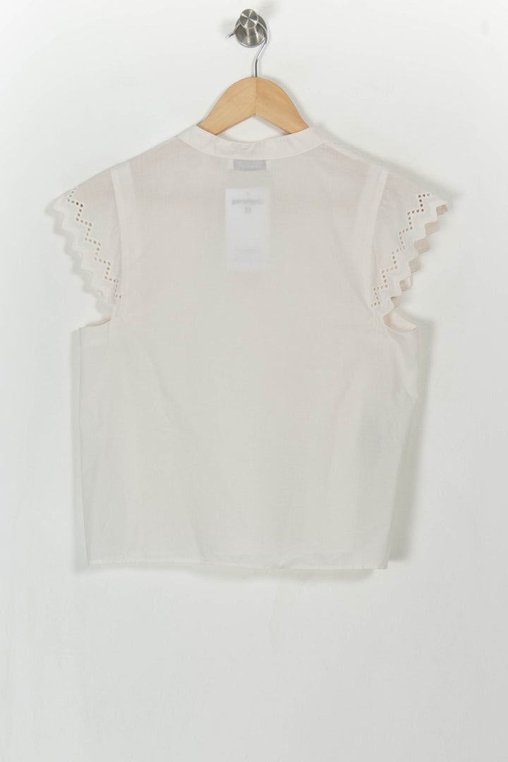 Blouse Beige - Taille XS/34 de la marque Comptoir des Cotonniers | PARAD108285 - Vendu par Paradigme - Image 4