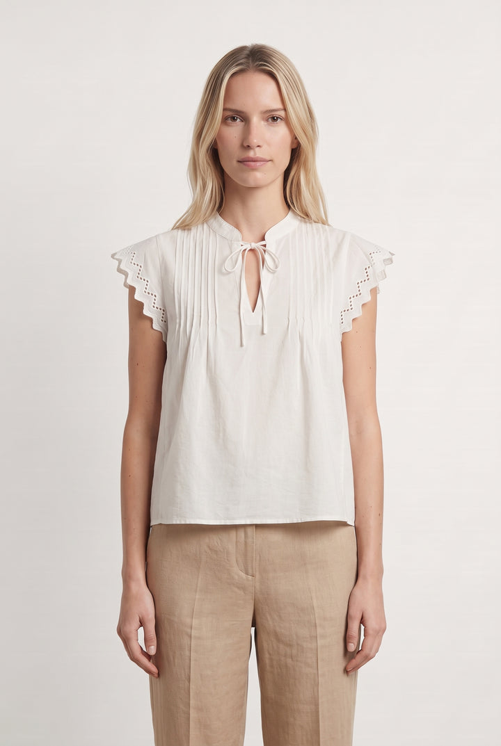 Blouse Beige - Taille XS/34 de la marque Comptoir des Cotonniers | PARAD108285 - Vendu par Paradigme - Image 1