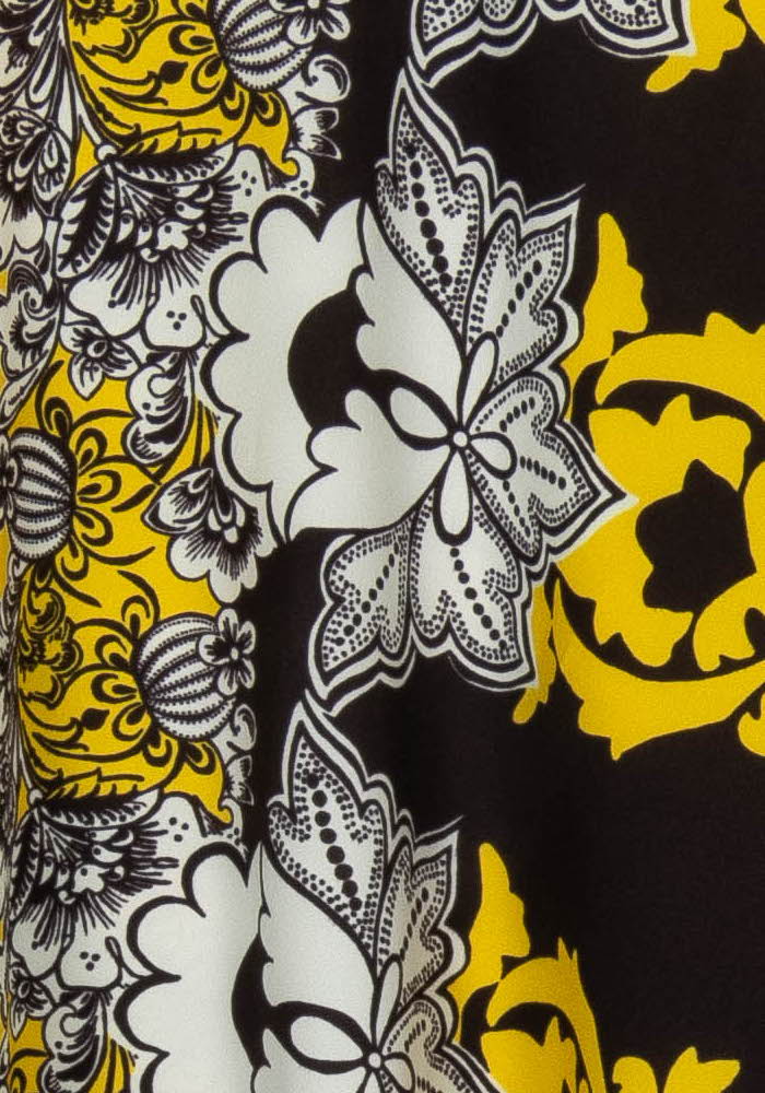 Blouse Noire et Jaune - Taille M/38 de la marque Indies | PARAD108288 - Vendu par Paradigme - Image 3