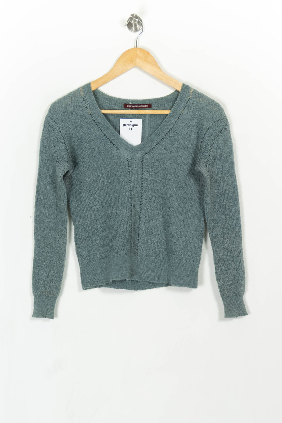Pull Bleu - Taille S/36 de la marque Comptoir des Cotonniers | PARAD108289 - Vendu par Paradigme - Image 2