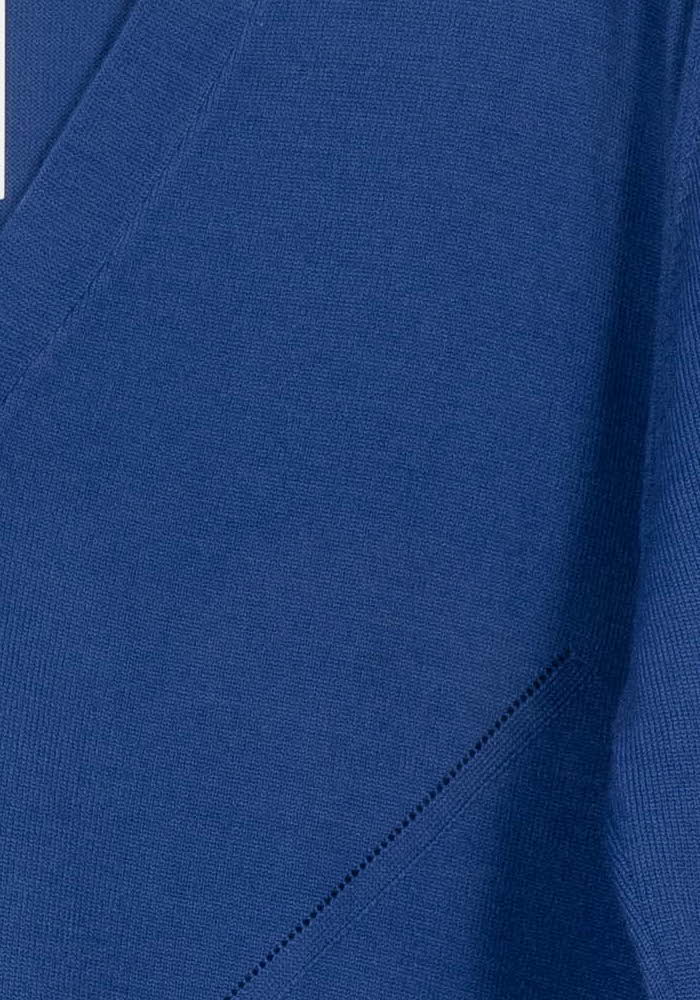 Cardigan Bleu - Taille L/40 de la marque Indies | PARAD108291 - Vendu par Paradigme - Image 3
