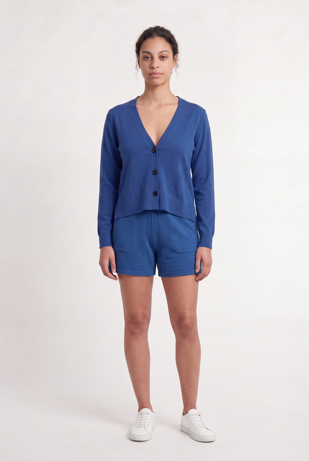 Cardigan Bleu - Taille L/40 de la marque Indies | PARAD108291 - Vendu par Paradigme - Image 1