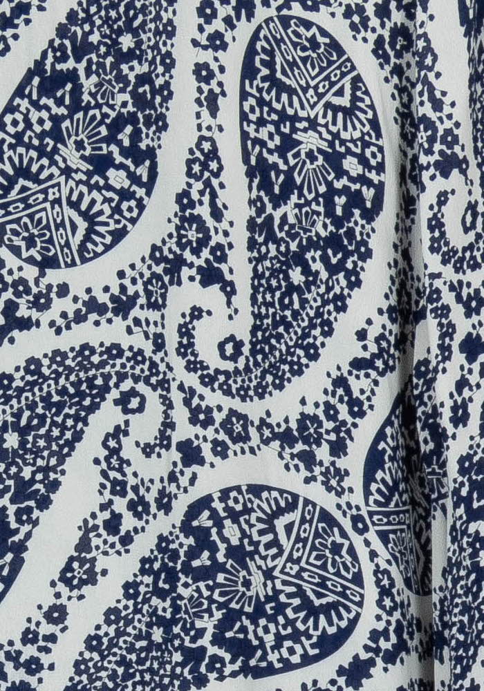 Blouse Bleu et Blanche - Taille XXXL/46 de la marque Indies | PARAD108294 - Vendu par Paradigme - Image 3