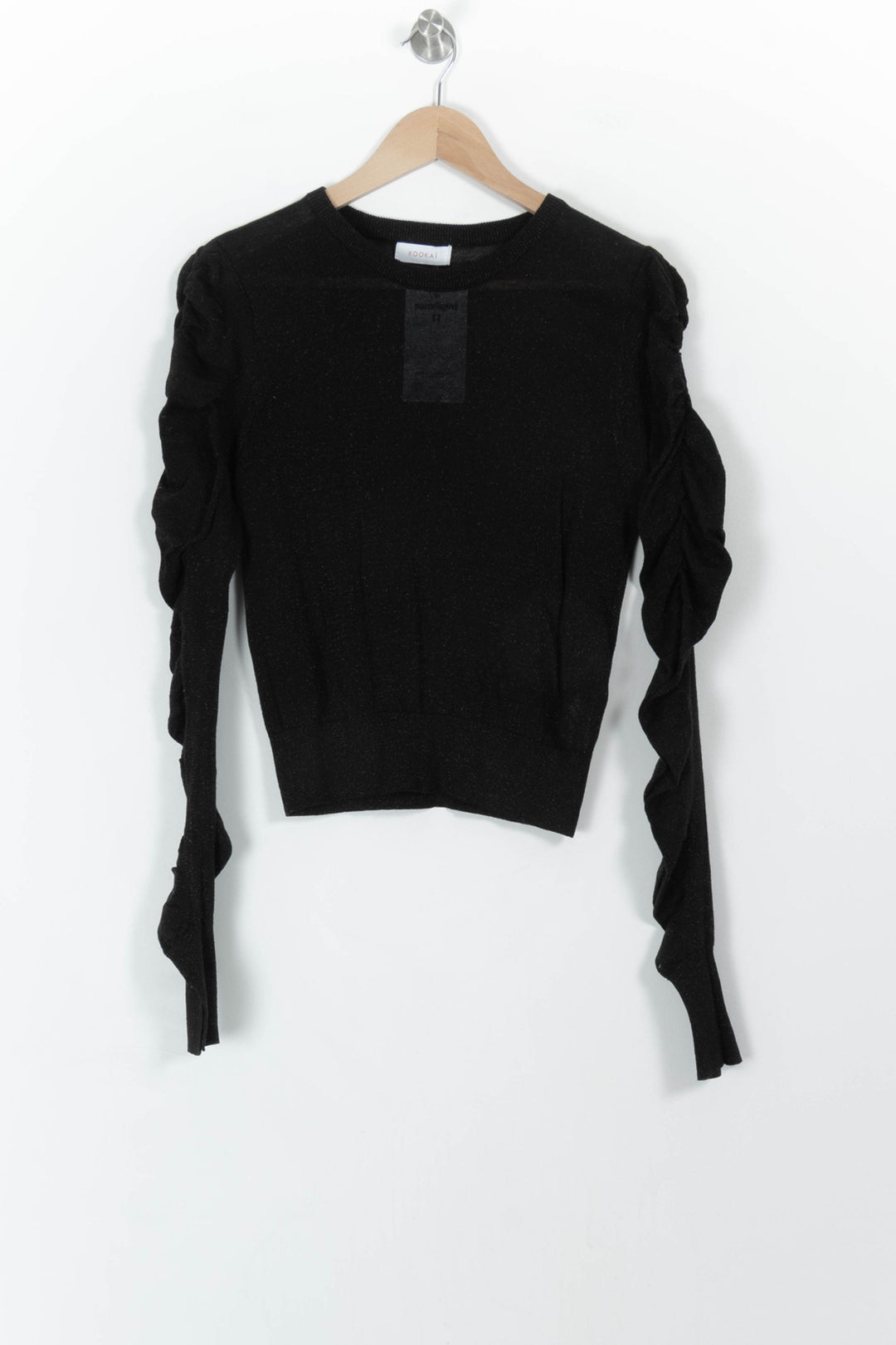Pull Noir - Taille L/40 de la marque Kookai | PARAD108298 - Vendu par Paradigme - Image 2