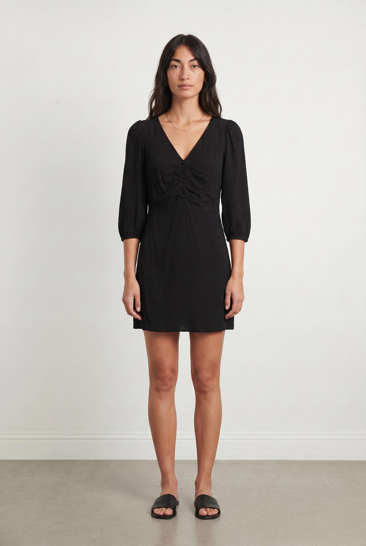 Robe Courte Noire - Taille S/36 de la marque ZAPA | PARAD108302 - Vendu par Paradigme - Image 1